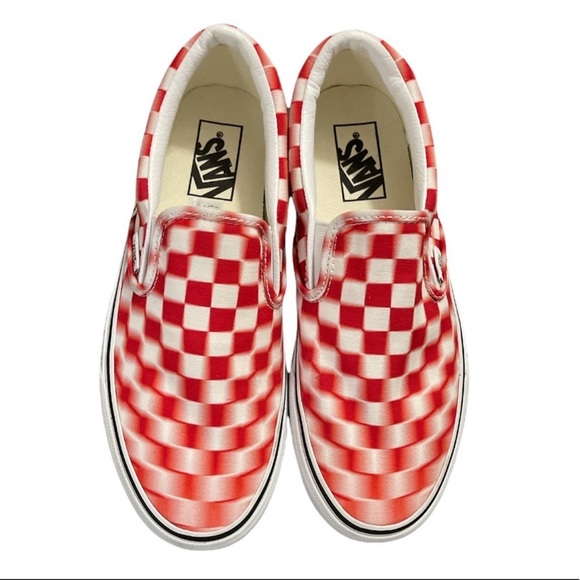 checkered trippy vans